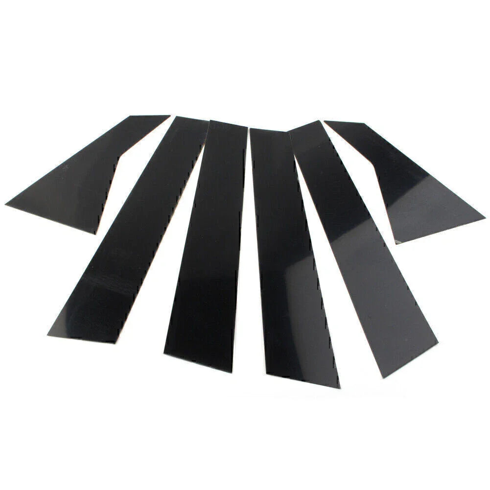 6 Pcs Door Trim Cover Kit Black Pillar Posts for Honda Civic (2016-2020)