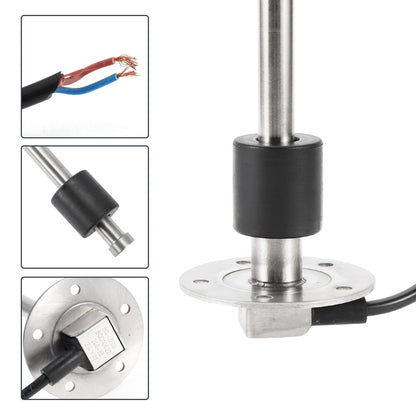 Fuel Sending Unit and Gauge Kit 240-33 Ohm 200mm for Boat Truck Vehicle