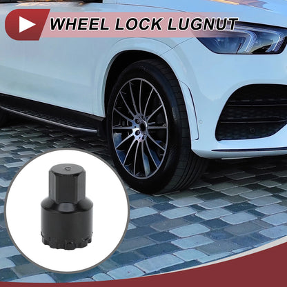 Wheel Lock Lug Nut Type C Anti-theft Key Socket for Mercedes Benz GLE450 GLS350 (2016–2021)