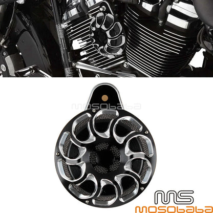 Billet Aluminum Horn Speaker Cover for Harley Big Twin, Sportster XL1200, 883 (1991-2017)