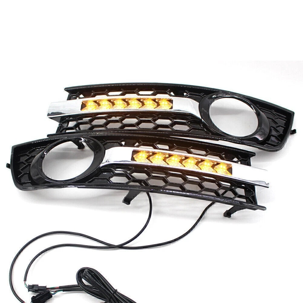 Left Front Bumper Fog Light Grille for Audi Q5 SQ5 (2018–2022)