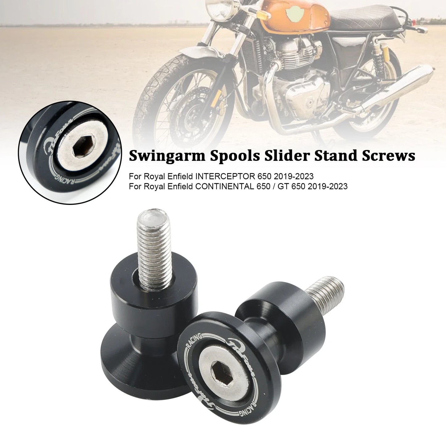 2X Gold Anodized Aluminum Seat Bolt for Harley Dyna Softail Sportster Road King