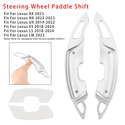 Shift Pallets for Ford Mondeo (2015–2023) Aluminum Gray