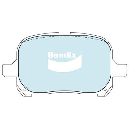 GCT Front Disc Brake Pads for Toyota Previa ACR30R (2000–2003)