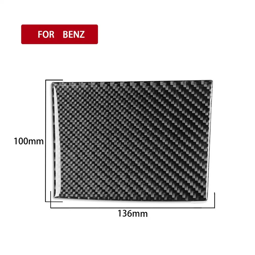 Carbon Fiber Rear Storage Box Cover for Benz CLA C117 (2013-2019)