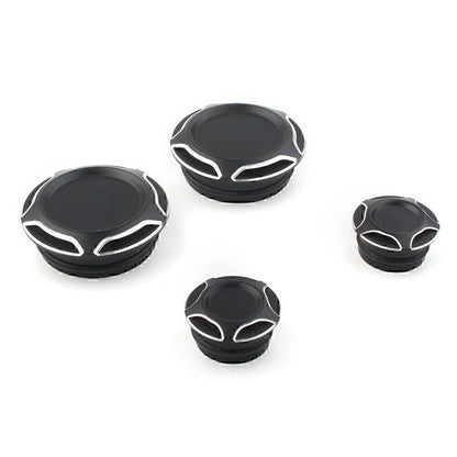 Black Frame Bar Screw Hole Dust Cap Cover for Ducati Scrambler 800 (2015-2023)