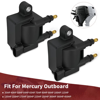 2 Ignition Coils for Mercury Outboard 225HP 250HP 300HP 360HP