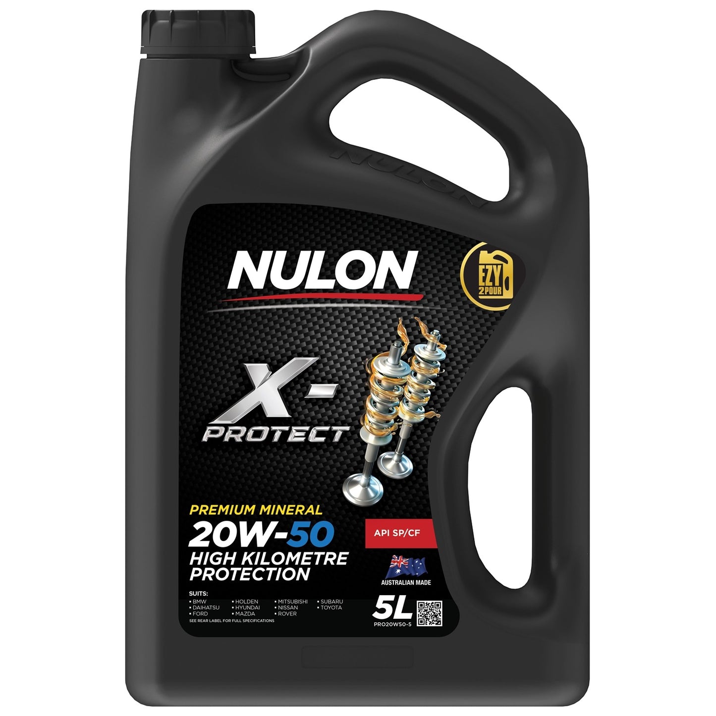 5L Nulon X-Protect 20W-50 Engine Oil for High KM Protection