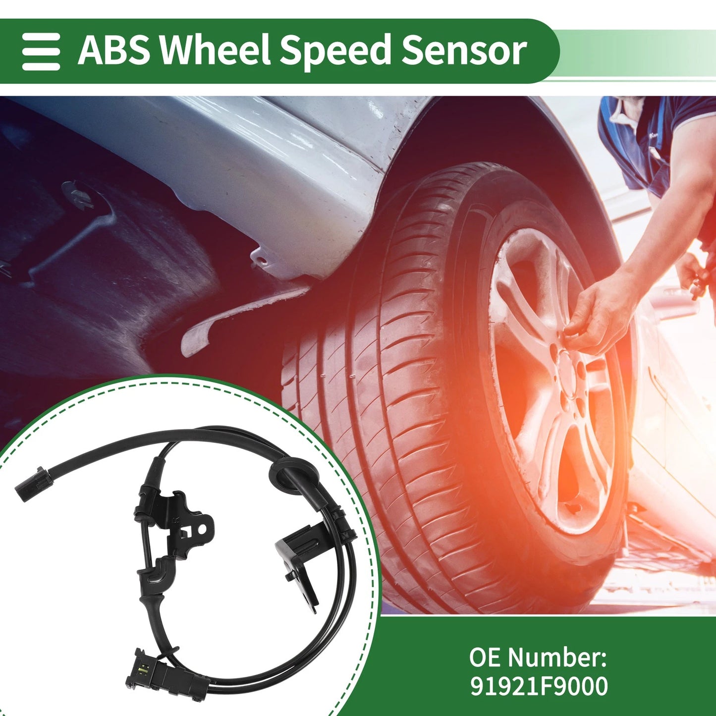 ABS Wheel Speed Sensor No. 91921F9000 for Hyundai Verna (2010–2021)
