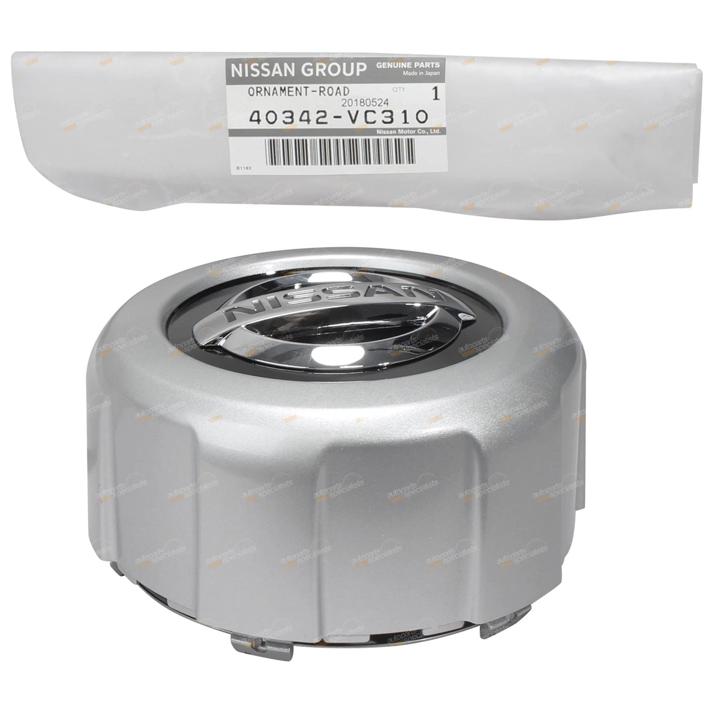 Rear Alloy Wheel Center Cap for Nissan Patrol Y61 (1997–2023)