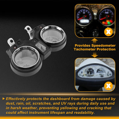 Speedometer Gauge Cover for Honda Hornet 600 (2004–2006) Plastic