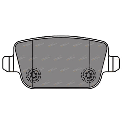 Rear Disc Brake Pad Set for Ford Mondeo MA MB MC (2007-2011)