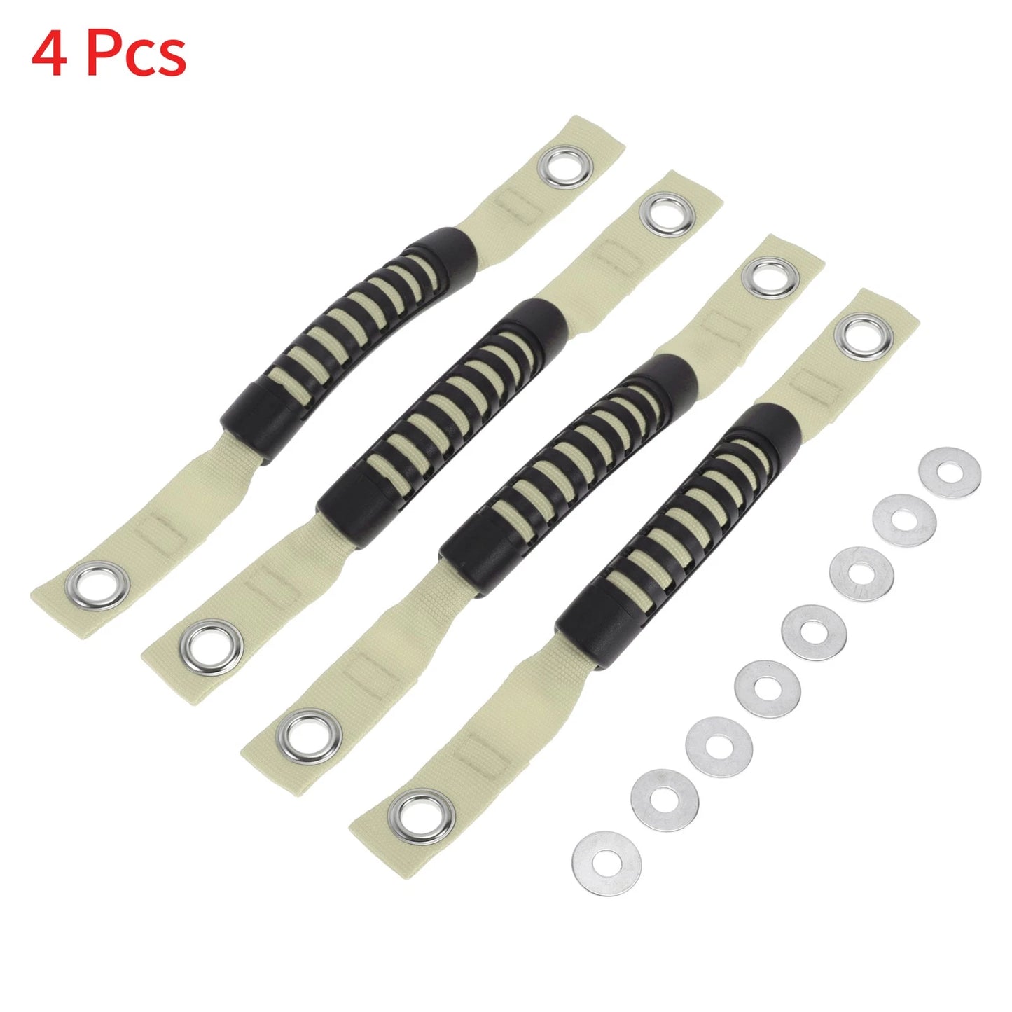 Roll Bar Grab Handles for Jeep Wrangler (2018–2030) Black Beige