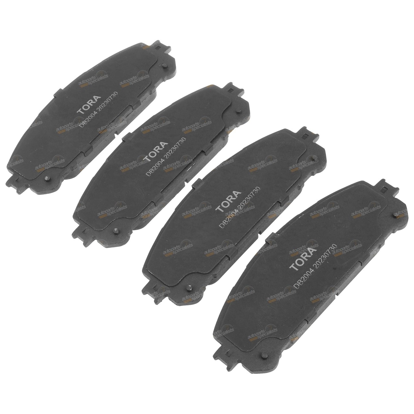 Front Slotted Dimpled Disc Brake Rotors + Pads for Kluger (2007–2019)