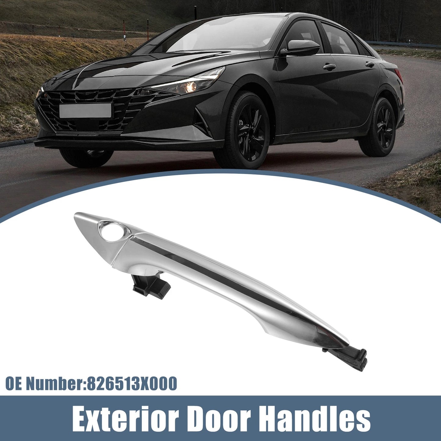 Front Left Outside Door Handle for Hyundai Elantra (2011–2016)