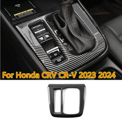 Carbon Gear Shift Panel Cover Trim for Honda CR-V (2023–2024)
