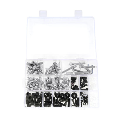 Windshield Bolts for Yamaha Motorcycles (Aluminum Rubber Silver Tone)