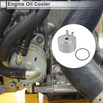 Engine Oil Cooler for Nissan (2000–2006) No. 21305EB300, Set with O-ring Seals