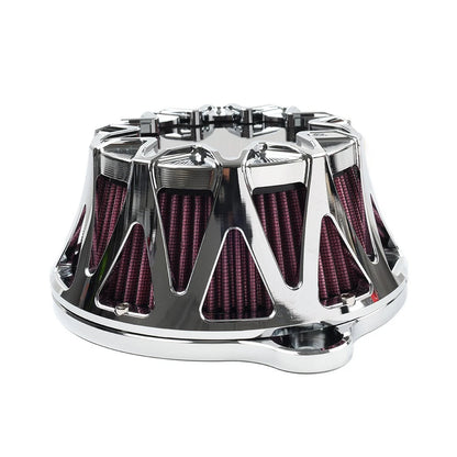 Black Air Cleaner Intake Filter for Harley Touring Street Glide Road King (2008–2016)