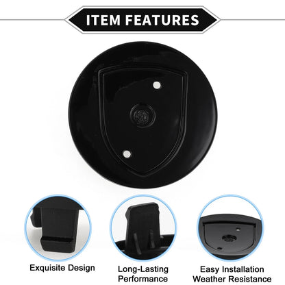 Car Wheel Hub Center Cap 76mm for Porsche 911 (1965-2021) - Gloss Black