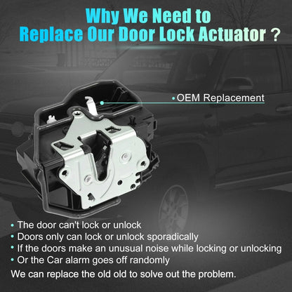 Rear Left Side Power Door Lock Actuator for BMW E90 F30 3 Series