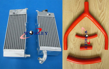 Aluminum Radiator with Blue Hose for Yamaha YZ250 WR250 (1992–1993)