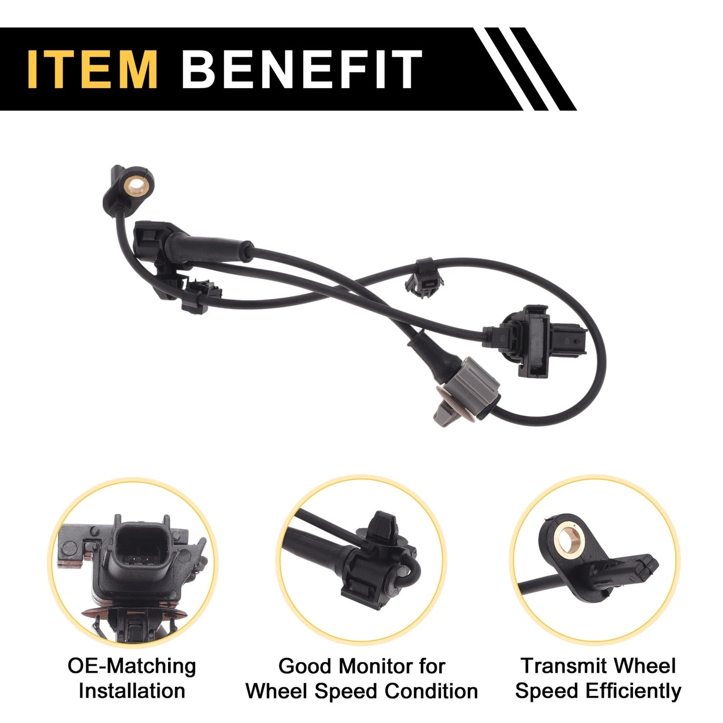 ABS Wheel Speed Sensor No. 57475SYJH01 for Honda Elysion RR7 (2013–2016)