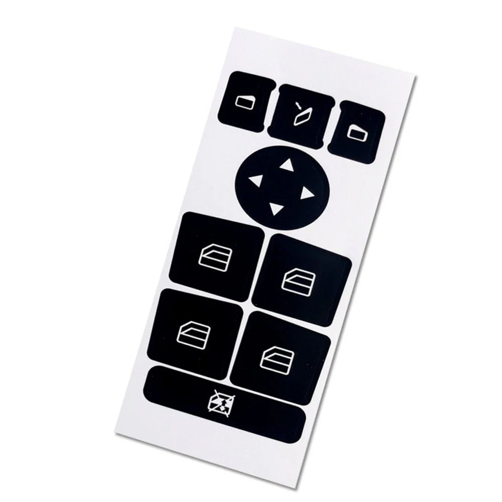 Door A/C Window Radio Button Repair Sticker for Mercedes-Benz (2007-2014)