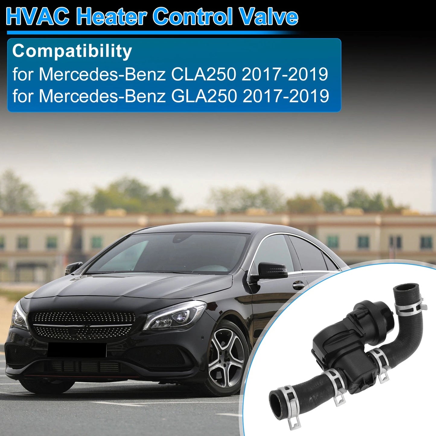 Engine Coolant Shut Off Valve for Mercedes-Benz CLA250 (2017–2019) 2702001600