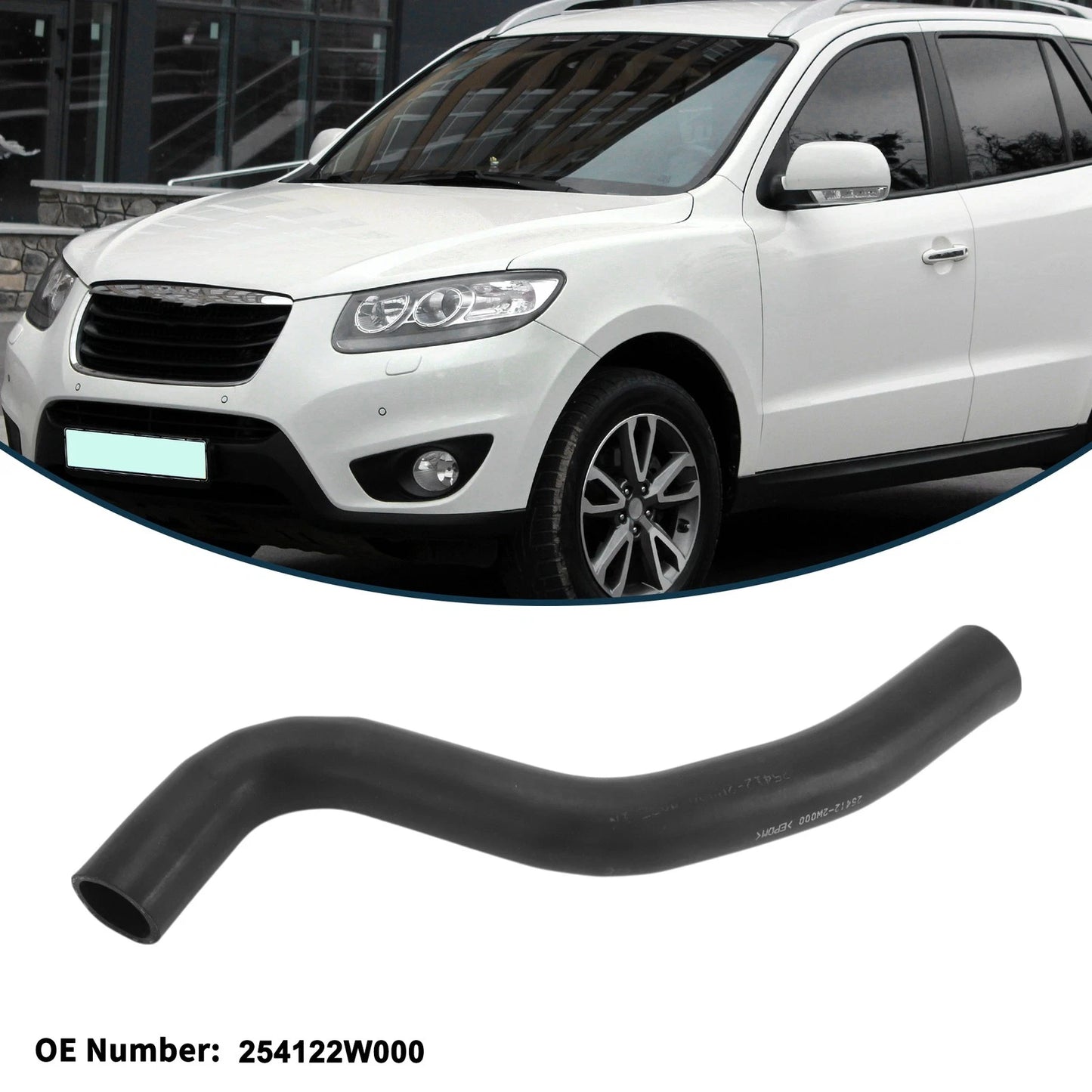 Radiator Hose No. 254122W000 for Hyundai Santa Fe (2015–2017)