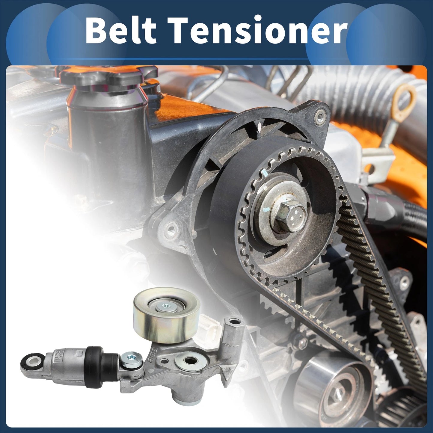 Belt Tensioner for Honda Accord (2018–2024) No. 3117059B015 Metal 1 Pc