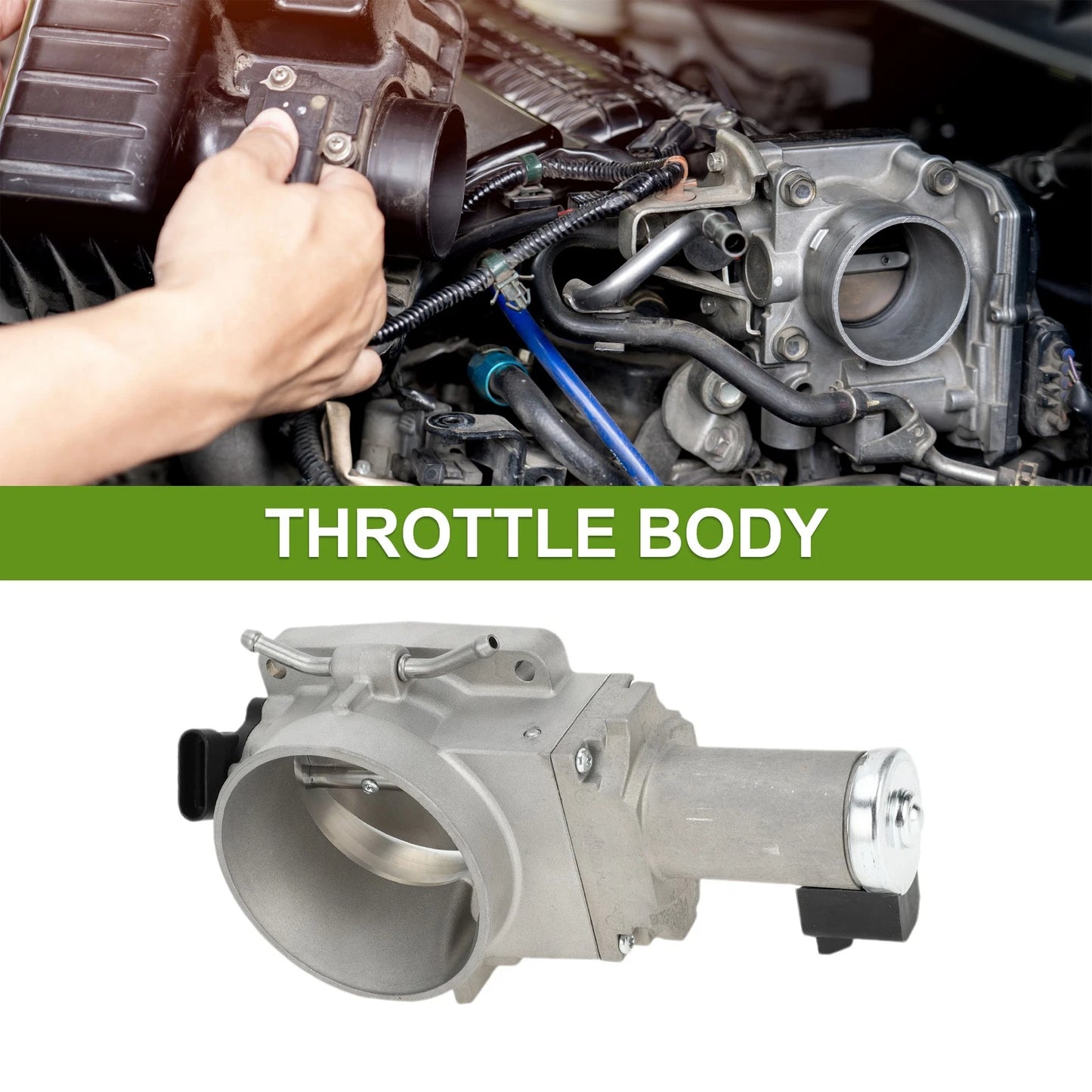 Throttle Body for Chevrolet Silverado 1500, Avalanche, GMC Sierra 8.1L