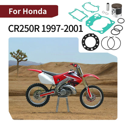 Top End Rubuild Kit 66.4mm Piston for Honda CR250R (1997–2001)