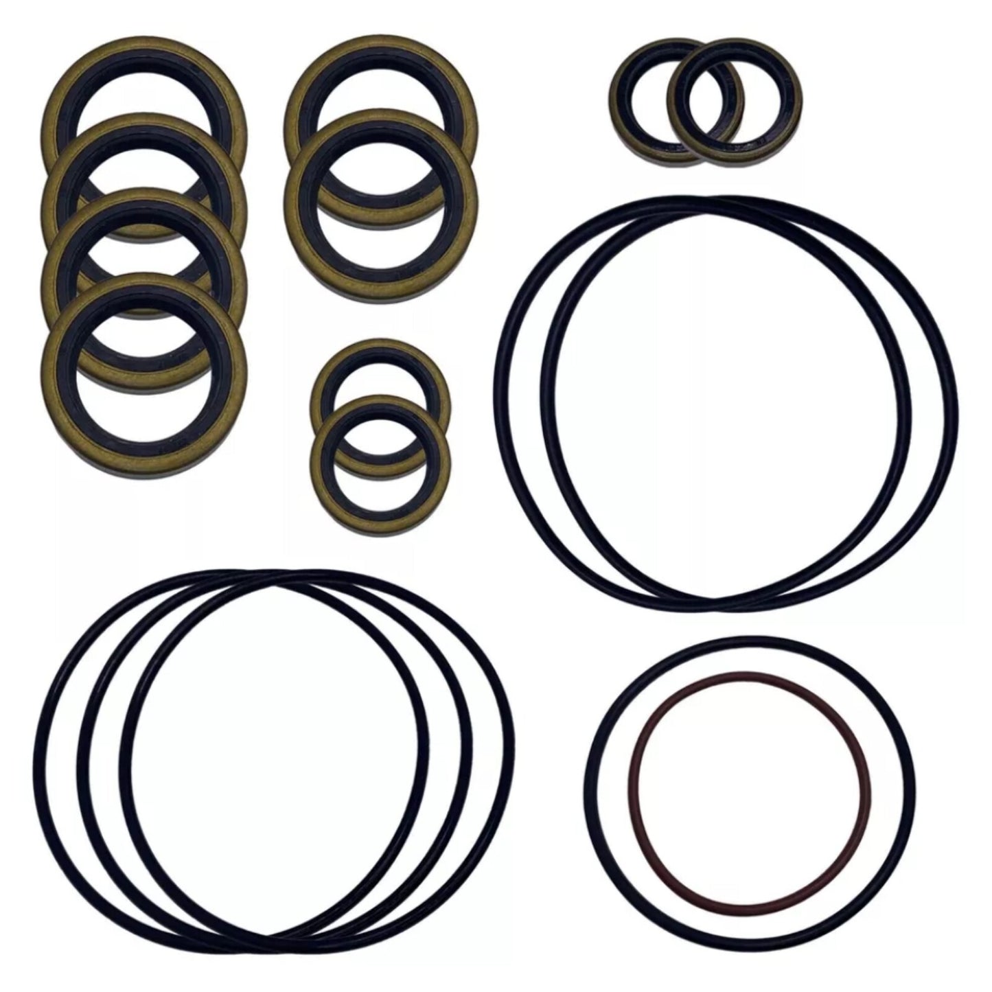 Gearcase Lower Unit Seal Kit for Johnson/Evinrude (Fits Various Models)