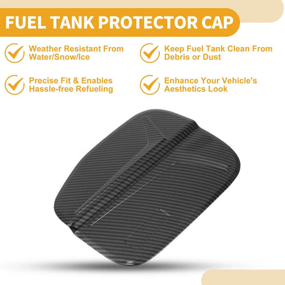 Fuel Tank Door Cap for Honda Accord 2023-2025 Gas Tank Flap Carbon Fiber