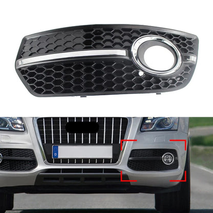 2X Flowing LED Honeycomb Hex Mesh Fog Light Grille for Audi A4 B6 (2001–2005)