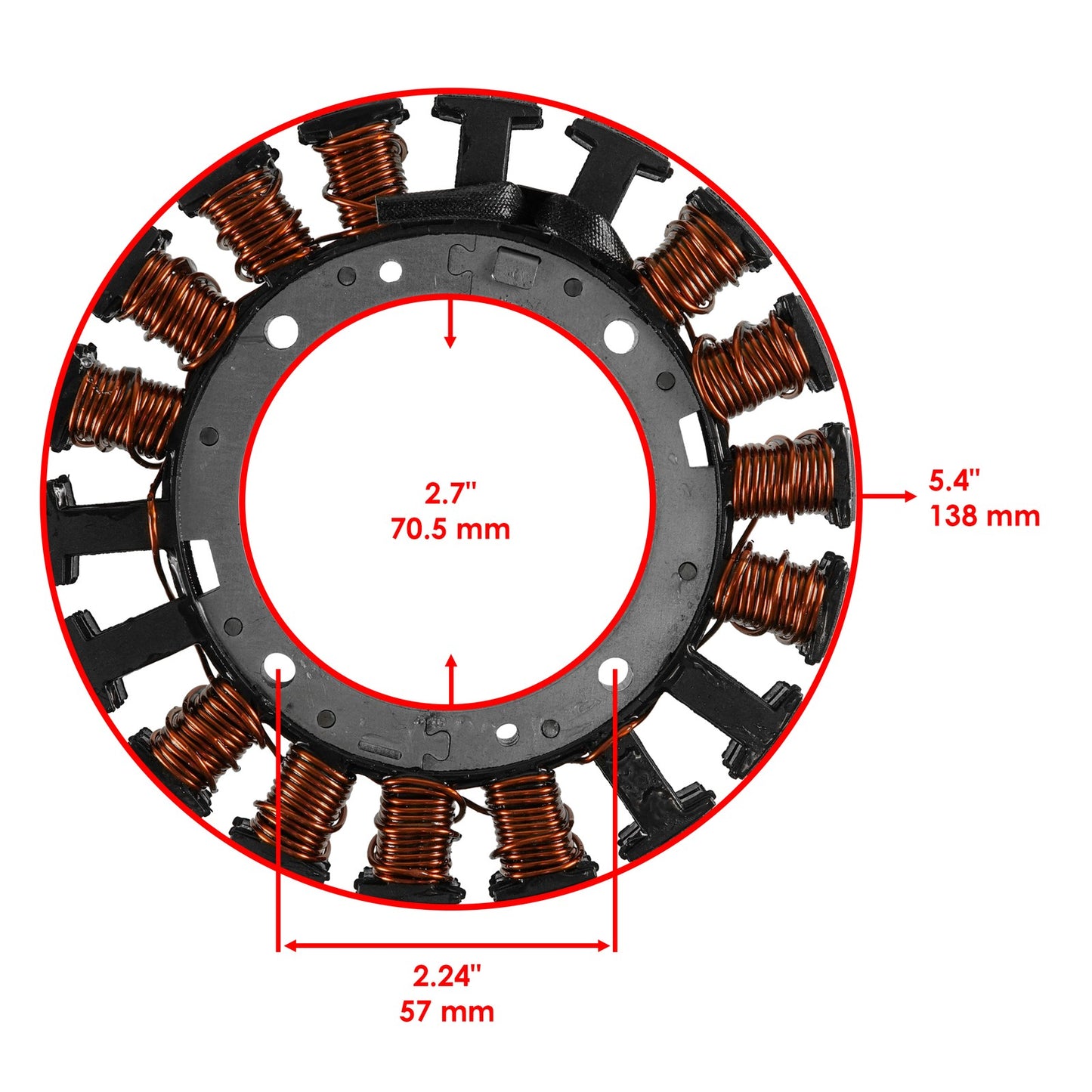 Stator Charging Coil Replacement for John Deere S240 X300 X304 X320 (2012–2015)
