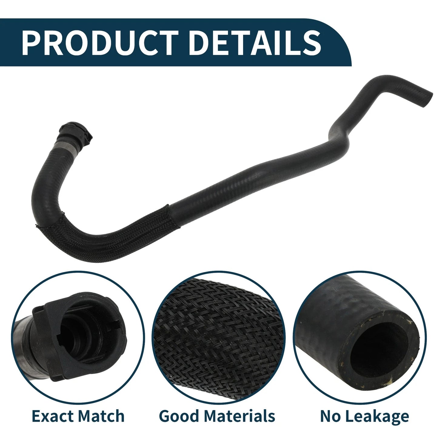 Radiator Hose for BMW 760Li F02 (2007–2015) No. 17127591093 Coolant Hose