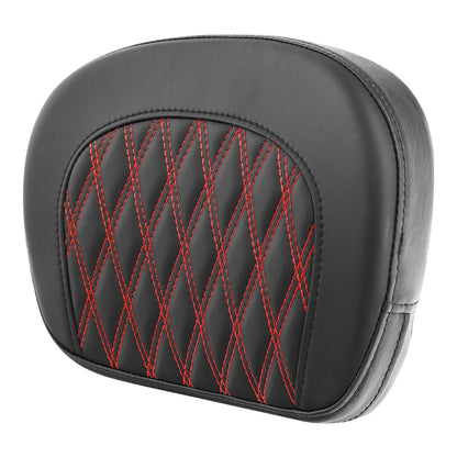 Sissy Bar Passenger Backrest Pad for Harley CVO Road Street Glide Black