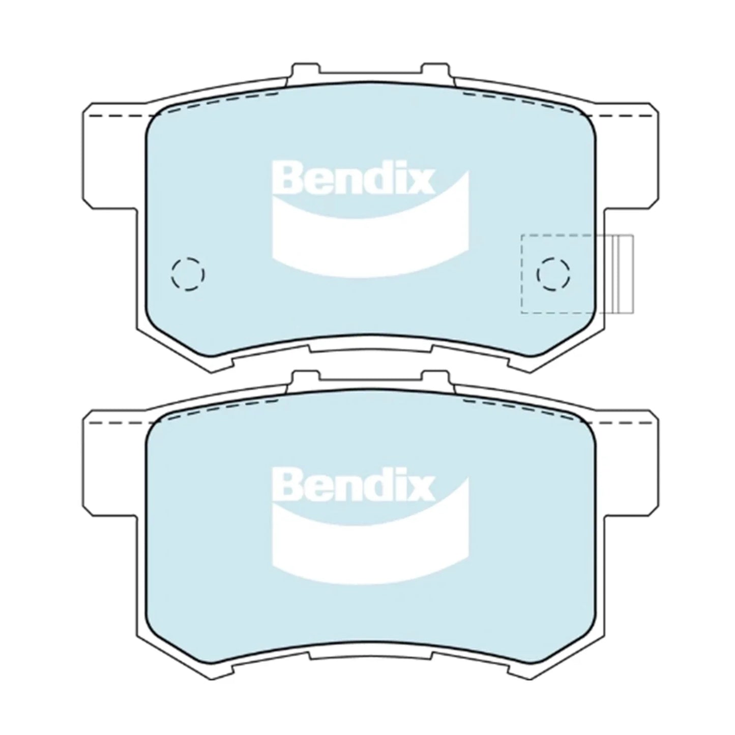 GCT Rear Disc Brake Pads Set for Honda Odyssey (1995-2013)