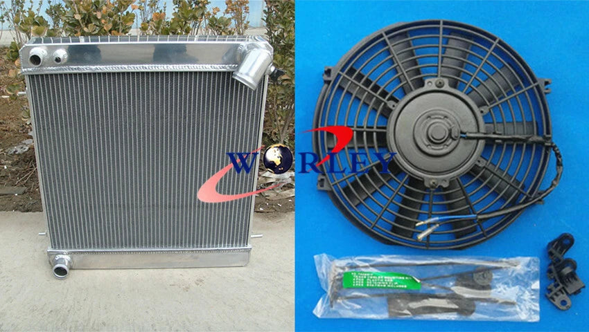 3 Row Aluminum Radiator for Jaguar XKE (1965–1967)