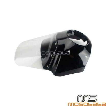15" Clear Windshield Headlight Fairing & Extension Kits for Harley Softail (2018-2023)