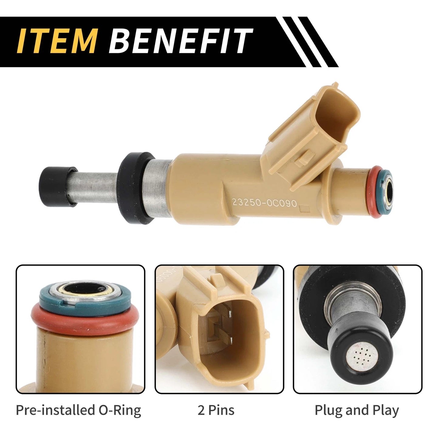 Fuel Injector for Toyota Tundra (2002–2014) 12 Holes