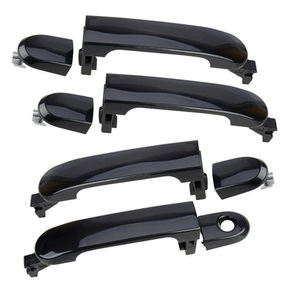 Outer Door Handles Set 4 x for Nissan Versa (2007-2012) Front & Rear Left Right
