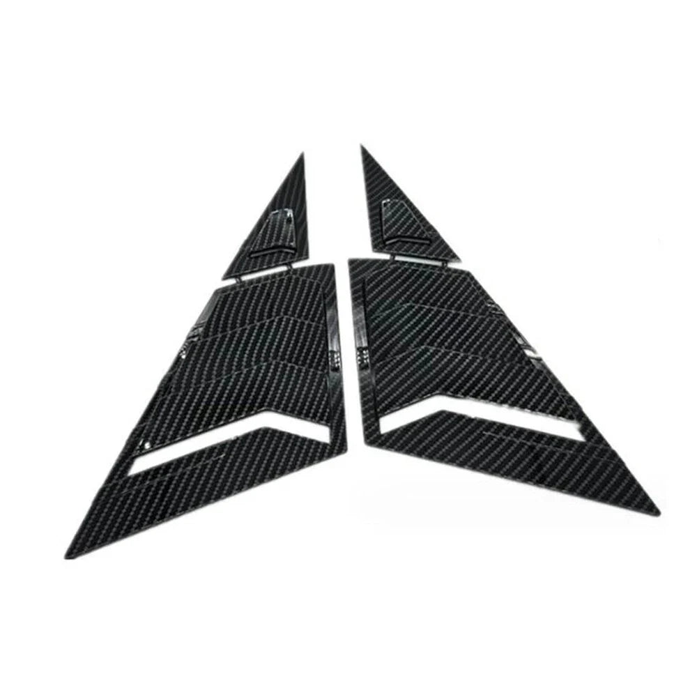 Carbon Fiber Black Front Window Scoop Louver Cover for Honda Civic (2012-2015)