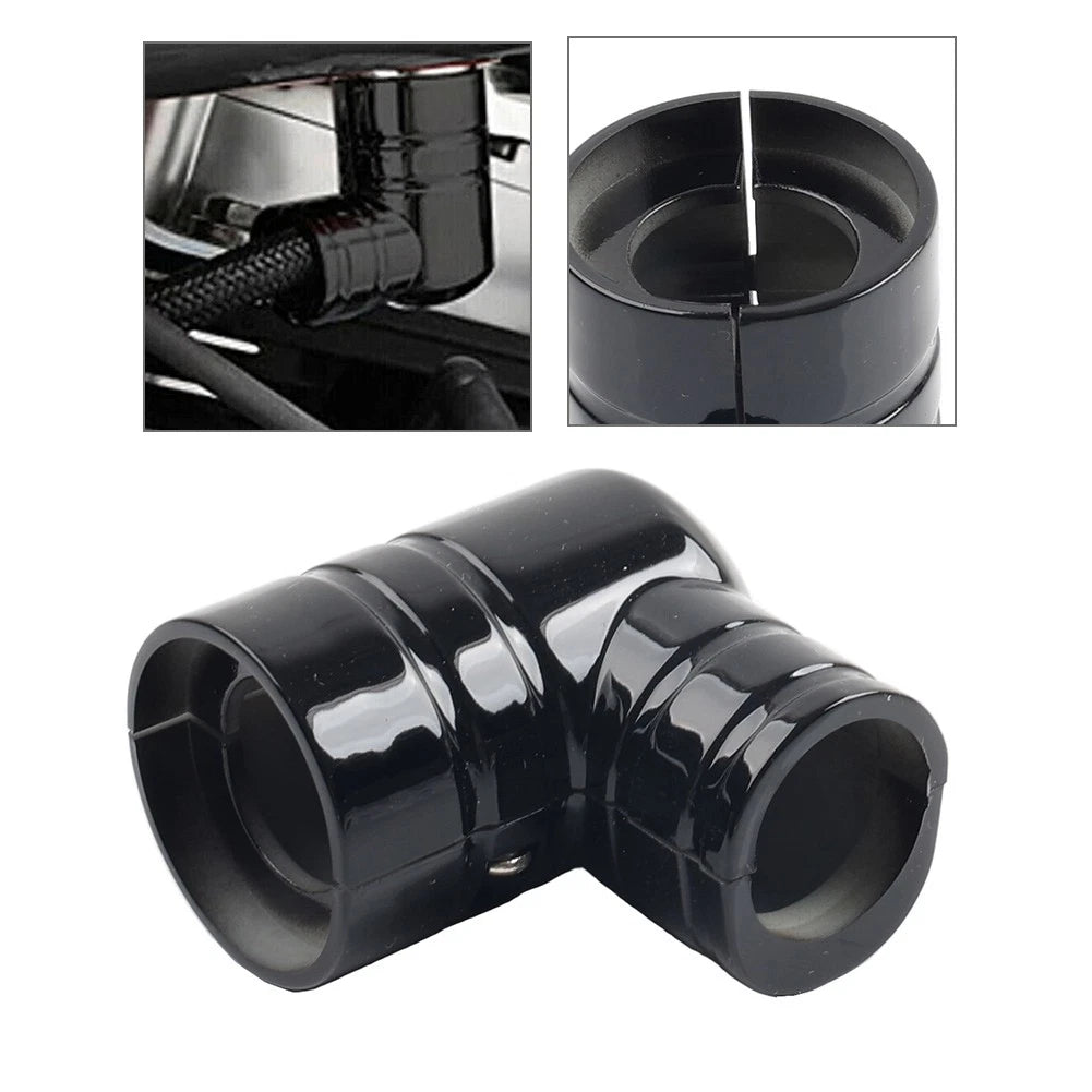 Fuel Tank Line Fitting Cover for Harley Dyna FXD, Road, Street Glide, Sportster XL