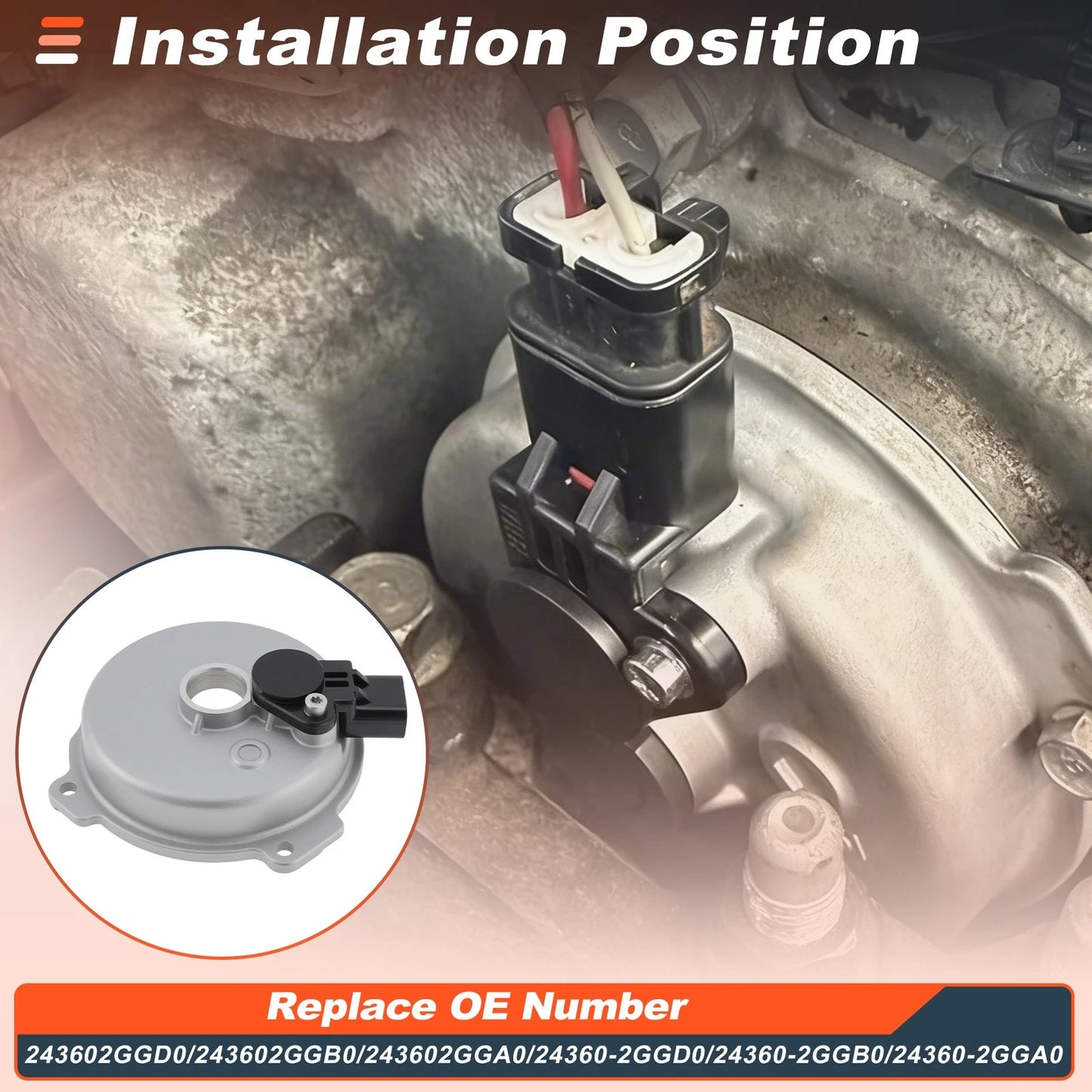 VVT Camshaft Cam Solenoid Cover Sensor for Hyundai Kia 2.0L 2.4L (2011–2016)