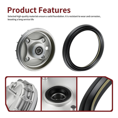Front Brake Drum Hub & Seal for Honda Rancher 350 TM/TE (2000–2006)