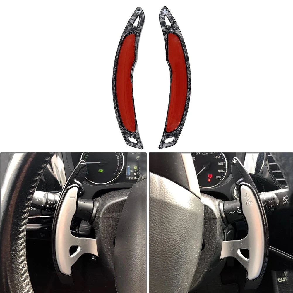 2X Steering Wheel Shift Paddle Extensions for Mitsubishi Lancer Outlander ASX