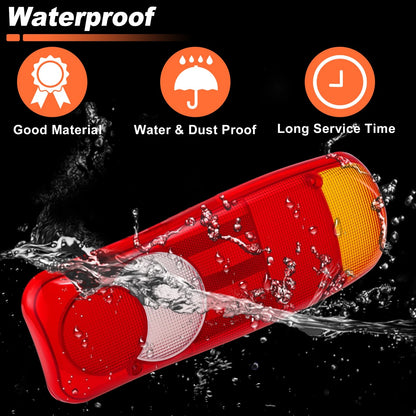 Taillight Lens Cover for Renault Master (2010–2023) Red Yellow